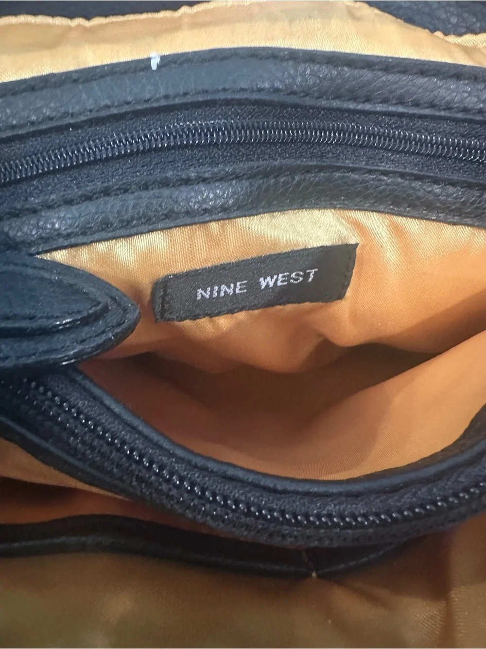 Nine West Black Studded Tote Shoulder Bag Vintage Y2K